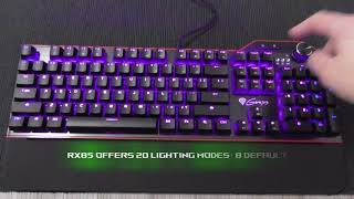 Genesis RX85 RGB Mechanical Gaming Keyboard NKG0959 TechTag [upl. by Ekud]