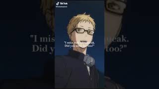 Haikyuutiktoks  Tsukishima x YN 😳💖 Tiktok [upl. by Hnid794]