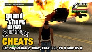 GTA San Andreas Cheats [upl. by Soisinoid]