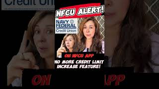 shorts No more Credit Limit Increase on Navy Federal App nfcu credit creditcard creditlimit [upl. by Iluj379]