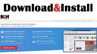 How to Download and Install CardWorks Business Card Software [upl. by Neelhtakyram500]