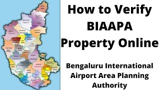 How to Verify BIAAPA Property Online  Bengaluru International Airport Area Planning Authority [upl. by Ayoted342]