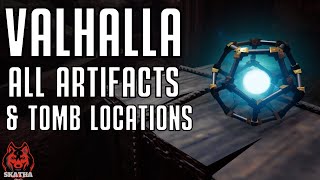 ALL ARTIFACT AND TOMB LOCATIONS Assassins Creed Valhalla [upl. by Haimerej]