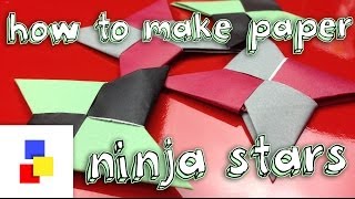 How To Make A Paper Ninja Star [upl. by Vince580]