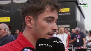 Charles Leclerc  quotJamais une course avec autant de pressionquot  GP dItalie [upl. by Prud]