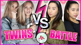 Lisa and Lena VS Caleon Twins Musically Battle  Best Musically Battle 2017 [upl. by Blumenfeld698]