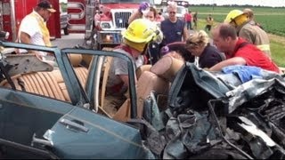 Witnesses Claim Miracle Man Saved Car Crash Victim With Prayer  ABC World News Tonight  ABC News [upl. by Nnewg]