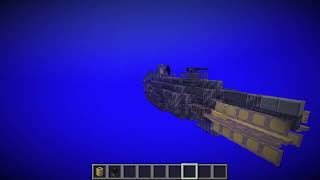 Minecraft Create Clockwork Uboat Working Submarine [upl. by Dott]