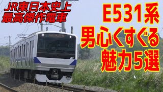 JR東日本最高傑作E531系の魅力5選（常磐線 東北本線） [upl. by Tyoh]