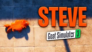 COMO DESBLOQUEAR EL PEZ STEVE  GOAT SIMULATOR 3  GUÍA EN ESPAÑOL [upl. by Bonnee]