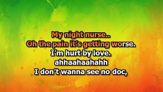 Gregory Isaacs  Night Nurse  KARAOKE  Lyrics [upl. by Dani]