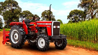 Massey Ferguson 244 Dynatrack 4WD 44 HP Full Review Price I Khetigaadi [upl. by Ennayrb]