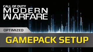 COD MODERN WARFARE 2019 OPTIMIZED PACK Game Pack Setup Tutorial [upl. by Anevad]