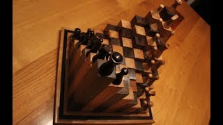 Woodwork  The 3D Chess Board [upl. by Latreshia]