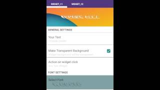 Simple Text Widget Demo [upl. by Marpet176]