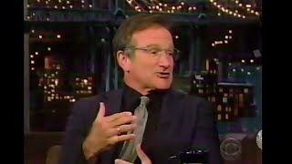 Robin Williams Letterman 11112002 [upl. by Nauqram]