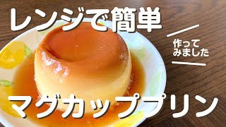 食べたい時にすぐ作れる♩レンジでマグカッププリン [upl. by Queri713]