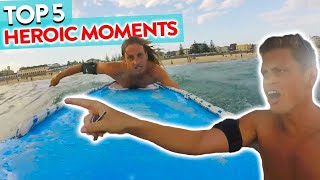 Top 5  HEROIC Moments of Bondi Rescue [upl. by Tnomad]