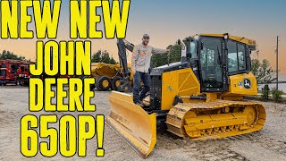 John Deere 650P Best New Dozer [upl. by Nylarej]