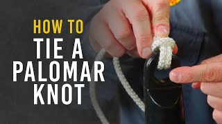 How to Tie a Palomar Knot [upl. by Laurianne]