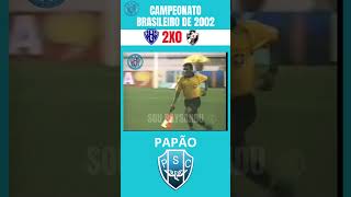 PAYSANDU 2X0 VASCO PELO BRASILEIRO DE 2002 [upl. by Ot]