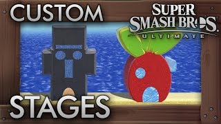 7 Amazing Custom Stages in Super Smash Bros Ultimate [upl. by Alvera]