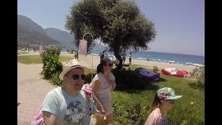 Orka Sunlife to Oludeniz beach front amp Hisaronu town [upl. by Kcirredal]