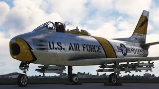 First look at the Shrike Simulations F86 Sabre in Microsoft Flight Simulator [upl. by Norrag]