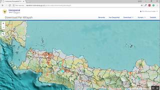 Cara Download Peta Per Wilayah Aplikasi InaGeoportal [upl. by Redyr492]