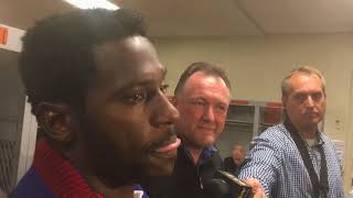 Antonio Brown talks ‘karma’ Vontaze Burfict JuJu SmithSchuster hit [upl. by Trebuh]