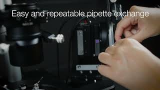 Scientifica PatchStar Micromanipulator  Unique pipette exchange system [upl. by Llirpa]