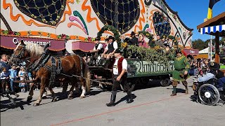 Münchner Oktoberfest 2019  Einzug der Festwirte amp Brauereien [upl. by Charlet]