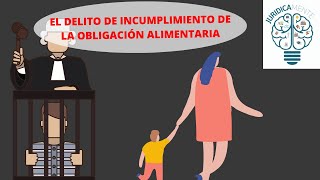 EL DELITO DE INCUMPLIMIENTO DE LA OBLIGACIÓN ALIMENTARIA [upl. by Suirauqram]