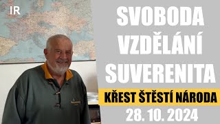 Udržet svobodu vzdělání a suverenitu 🇨🇿 ŠTĚSTÍ NÁRODA 🇨🇿KŘEST KNIHY [upl. by Atilrep]