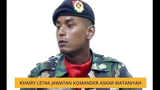 Khairy Jamaluddin letak jawatan Komander Askar Wataniah [upl. by Ilsa]