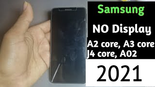 How To Fix Black Screen Problem on Samsung Galaxy A3 core A02 Fix Black screen No Display Phone [upl. by Lamberto]