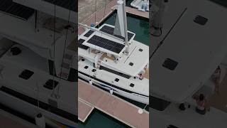 My new yacht An Island Spirit 525e So excited to start cruising on this beast yacht sailing [upl. by Kalbli]