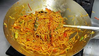 Chilli Garlic Noodles  चिल्ली गार्लिक नूडल्स Veg Chowmein  Spicy Noodles Recipe  Chef Ashok [upl. by Mcbride419]