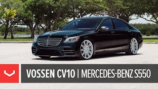 MercedesBenz S Class S550  Vossen CV10 22quot Wheels [upl. by Scoville]