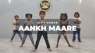 Aankh Maare  Kids Dance  Nrityadhee Dance Studios [upl. by Amehsyt]