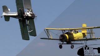 Old school agricultural flying with AgCats [upl. by Aland]