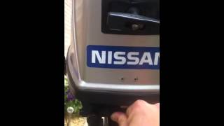 5 HP Nissan Outboard Motor Demo  model NS5B [upl. by Aniger]