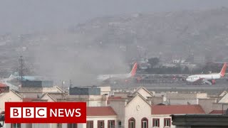 Kabul airport bomb attacks cause many casualties  BBC News [upl. by Ayotak39]