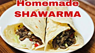 PORK SHAWARMA PINOY STYLEHOMEMADEEASY TO MAKE [upl. by Eramat]