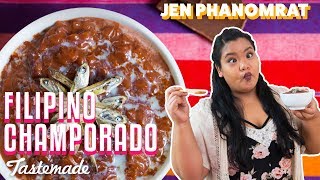 Filipino Champorado Chocolate Rice  Good Times with Jen [upl. by Lledor135]