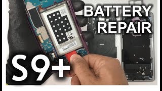 How to Replace the Battery on a Samsung Galaxy S9 Plus [upl. by Ytsirhc374]