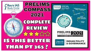 😎 Raus IAS FOCUS PRELIMS COMPASS 2021 Current affairs magazine review  UPSC PRE 2021  POLITY [upl. by Gaillard]