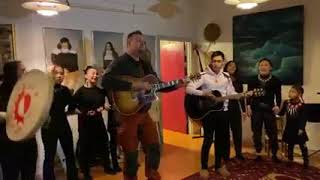 Uummannaq Music Playing IgguIgguIgguYeah Chilly Friday [upl. by Restivo914]