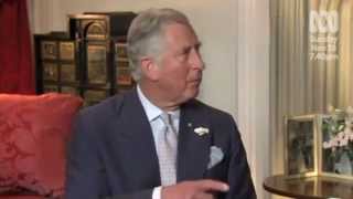 Prince Charles roasts nervous Australian interviewer [upl. by Anasxor]