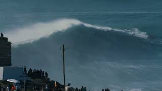 Dia de ondas gigantes  Nazaré Portugal [upl. by Tocs319]